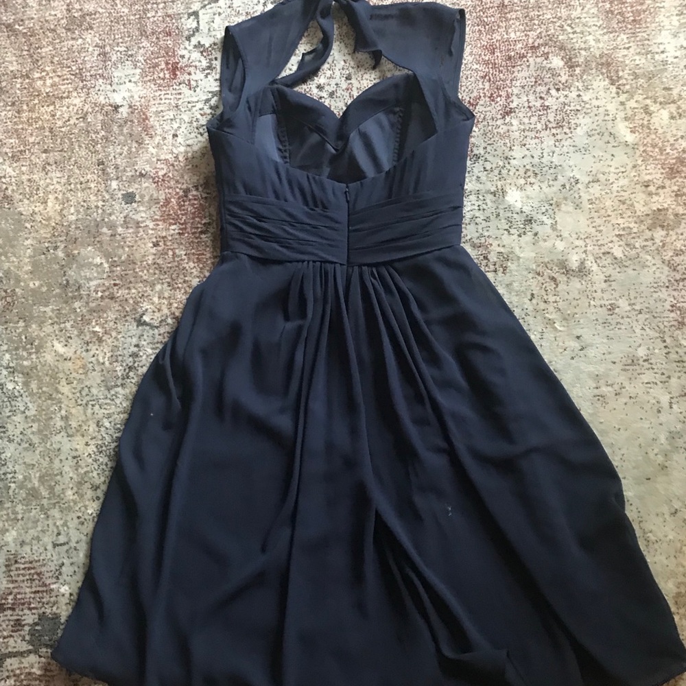 Navy blue cocktail dress